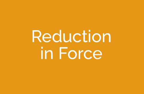 Reduction in Force